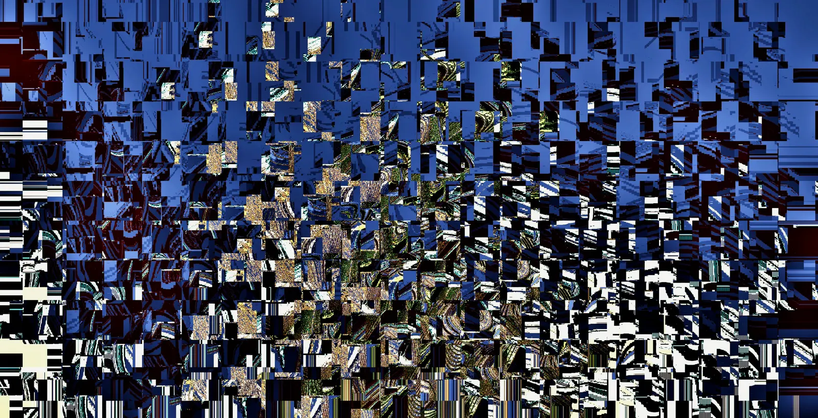 Desbandada nocturna — abstract art